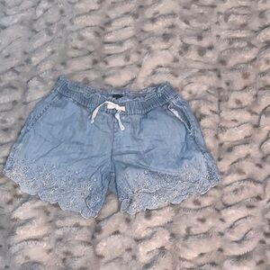 GAP Blue High Waist Shorts